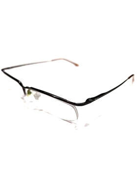 Ray Ban RB6039 2511 Brown Half Rim Rectangle Eyeglasses 52-19 135 NO Lenses